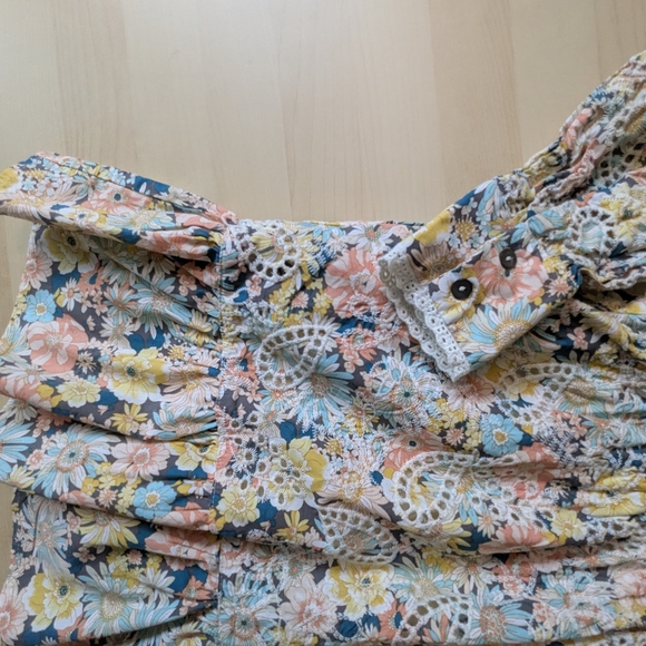 MELLODAY Floral Lace Button-Down Dress - Picture 3 of 16